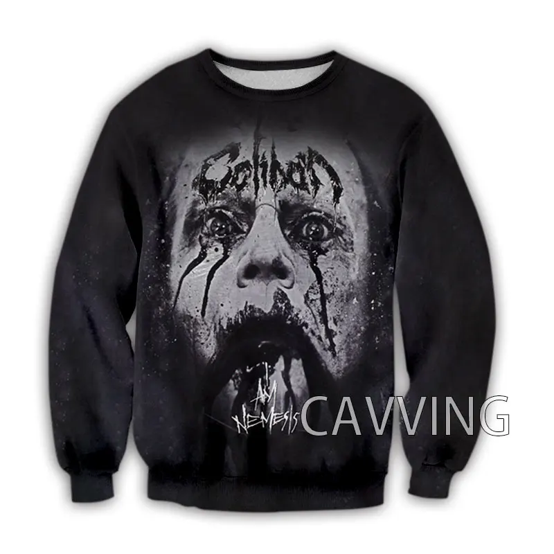 CAVVING-sudaderas de cuello redondo con estampado 3D para hombre y mujer, ropa deportiva de manga larga con estampado de Caliban Metalcore, estilo Harajuku