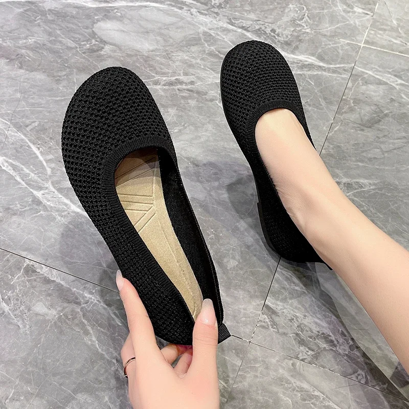 Design Retro Women\'s Ballet Flats Women\'s Shoes Comfortable Sheepskin Flat Women\'s Shoes Shallow Mouth Shoes Zapatos De Mujer