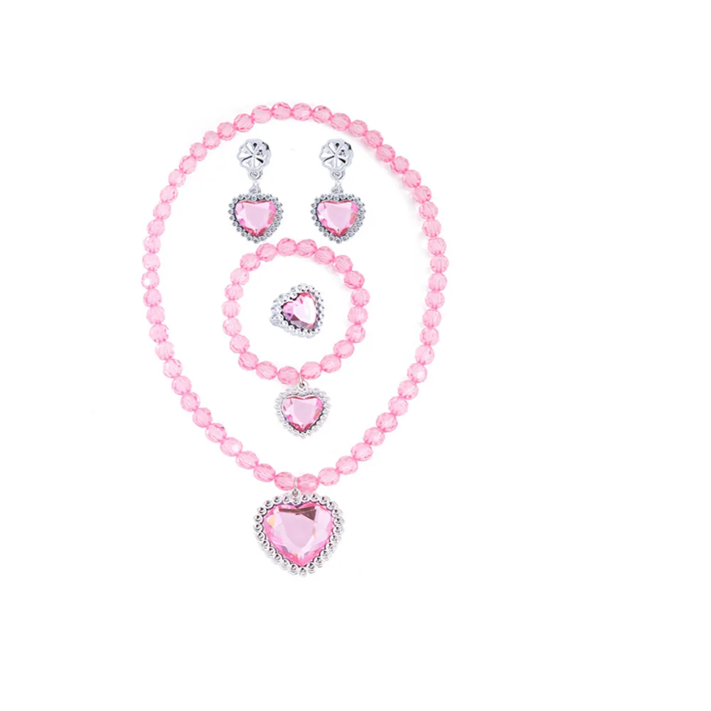 เด็กเครื่องแต่งกายอุปกรณ์เสริมเจ้าหญิงมงกุฎสาวเจ้าหญิงมงกุฎกระเป๋าถุงมือของขวัญวันเกิดสําหรับสาว Dream Princess อุปกรณ์เสริม