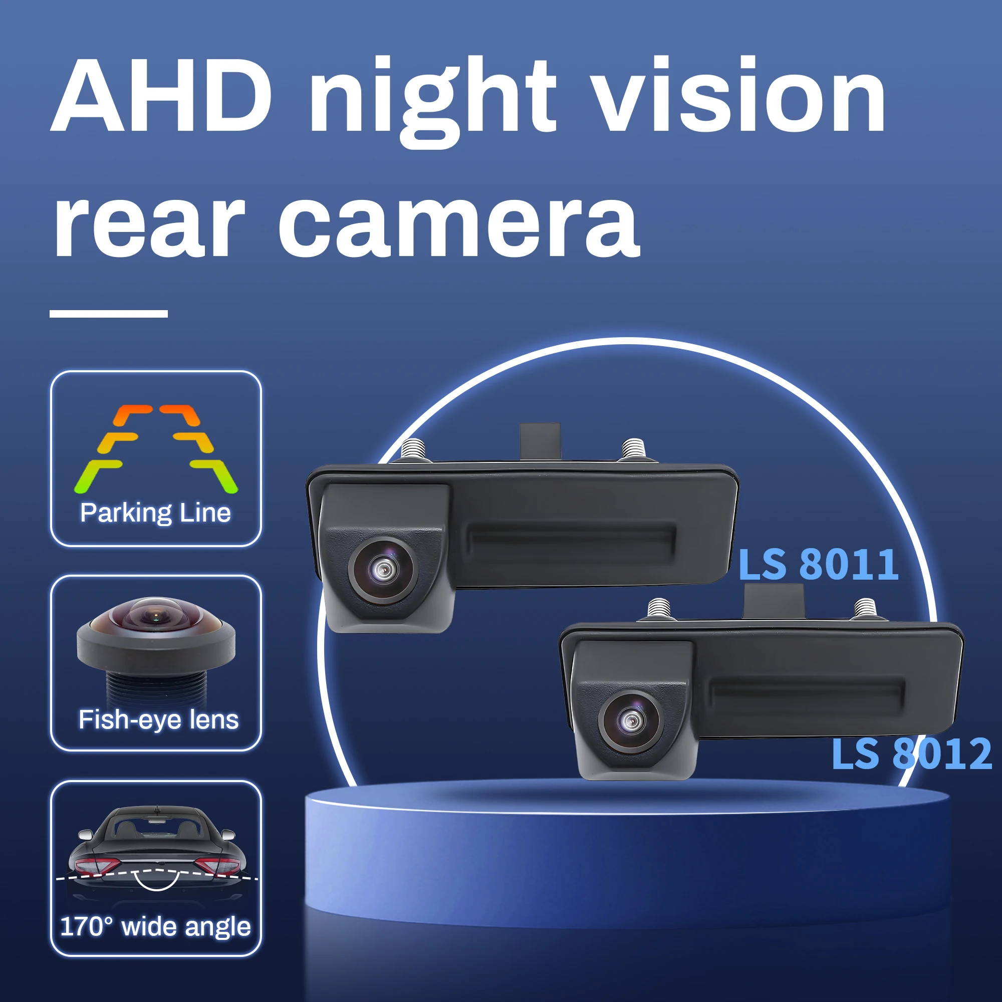 

Trunk Handle Car Reverse Backup Camera For VW Skoda Octavia 2 3 A5 Fabio Yeti Superb Audi A1 A3 CVBS AHD 1080P Vehicle