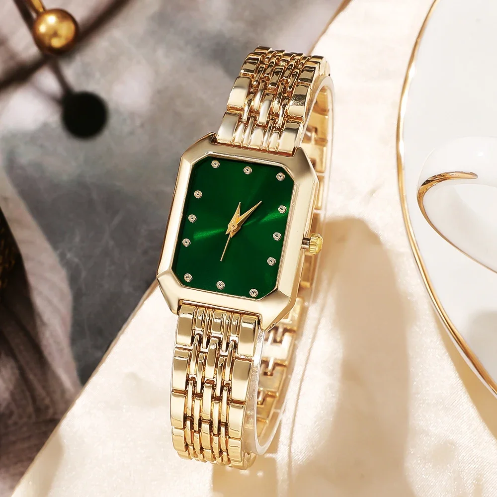 1pc Ladies' Elegant Square Quartz Watch for Daily Dressing and Gifts for Friends and Family