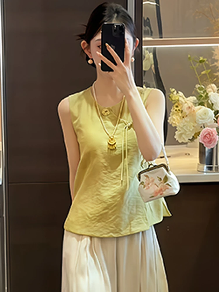 

Женский повседневный новый китайский летний модный топ Svel irt для похудения, одинаковый уникальный дизайн, для поездок на работу