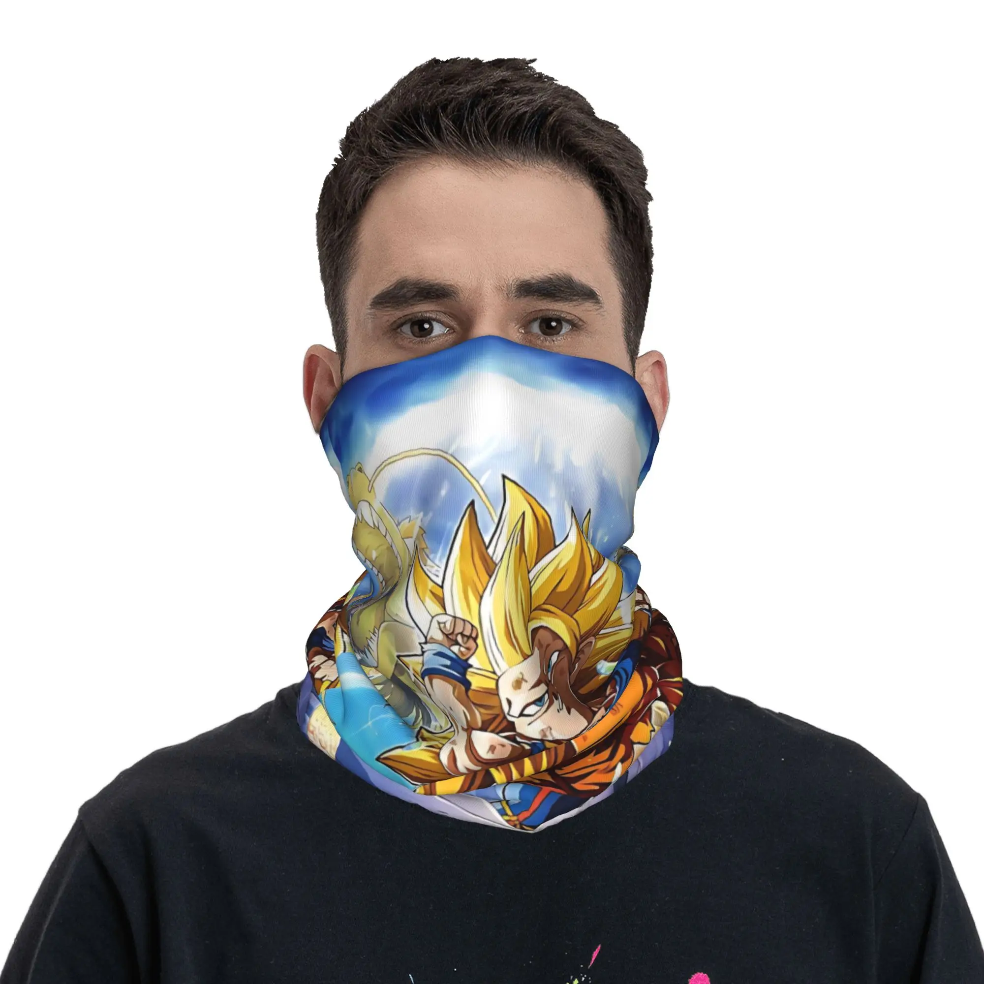 

Dragon Ball DAIMA Bandana Neck Cover Printed Chibi Kawaii Mask Scarf Multifunctional Headband Cycling Unisex Adult Washable