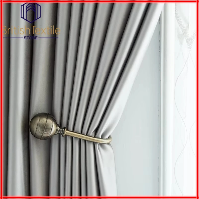 

High Curtains for Living Dining Room Bedroom Precision Semi-opaque Satin Feel