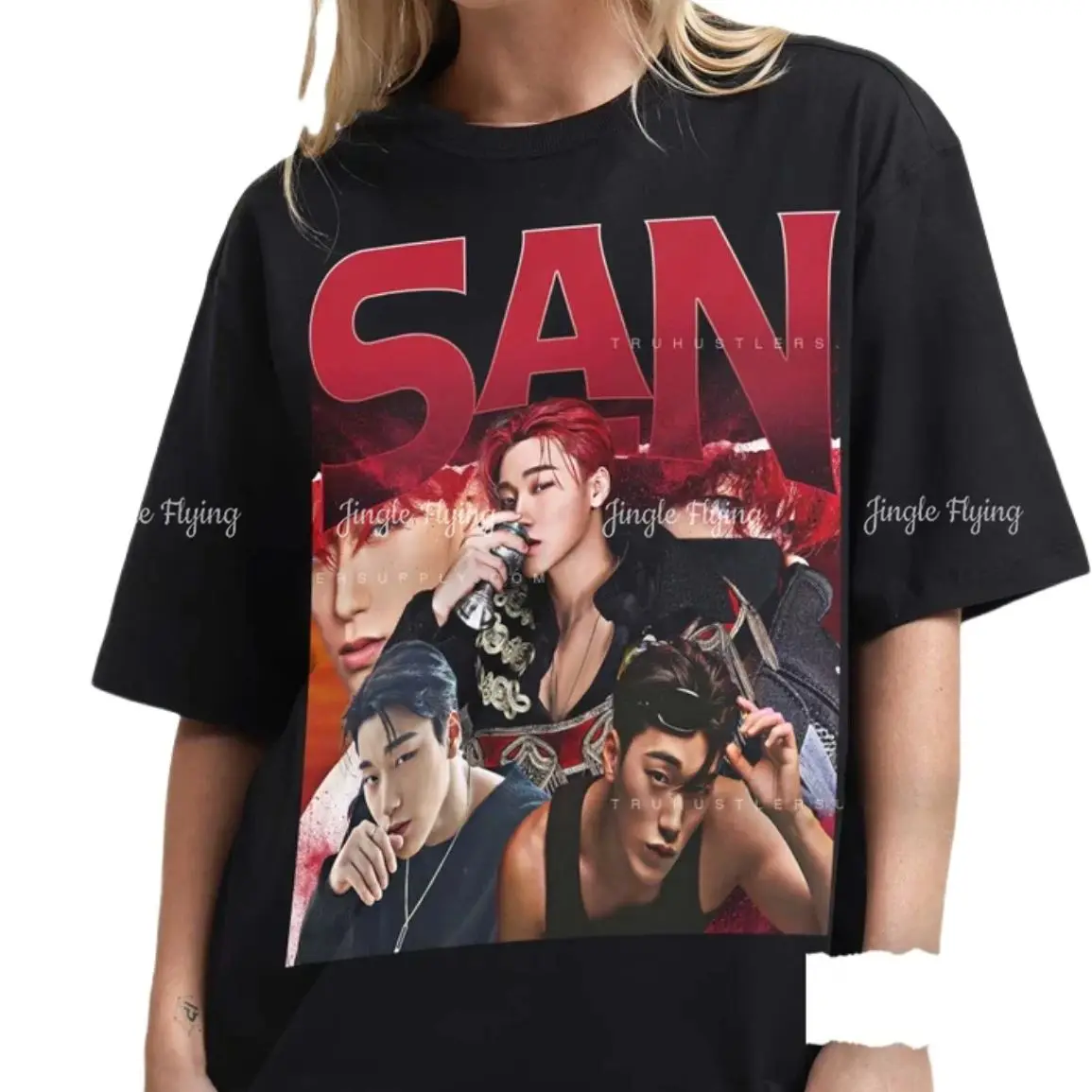 Choi San Ateez Kpop Inspired Graphic Shirt Personalized Sweatshirt Gift For Women And Man Unisex