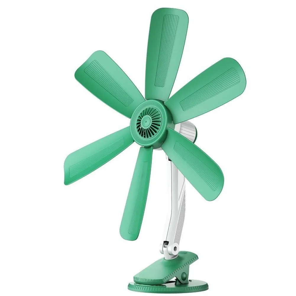 3-in-1 Quiet Electric Fan for Indoor Spaces Table Clip Wall Mount Support Adjustable Fan Head 3 Blade 6 Blade Settings
