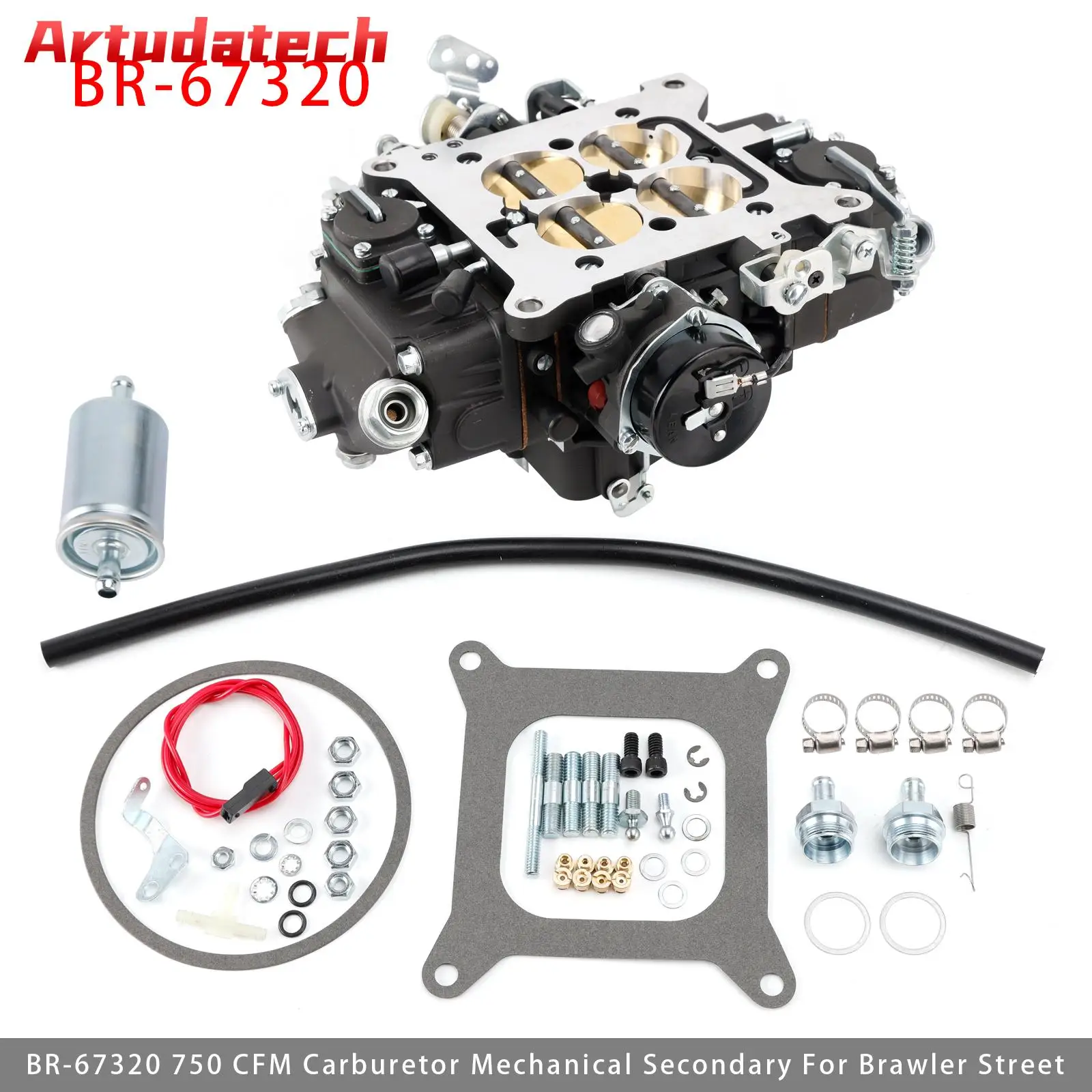 

Карбюратор Artudatech BR-67320 750 CFM с механическим вторичным сечением, автомобильные аксессуары BR67320