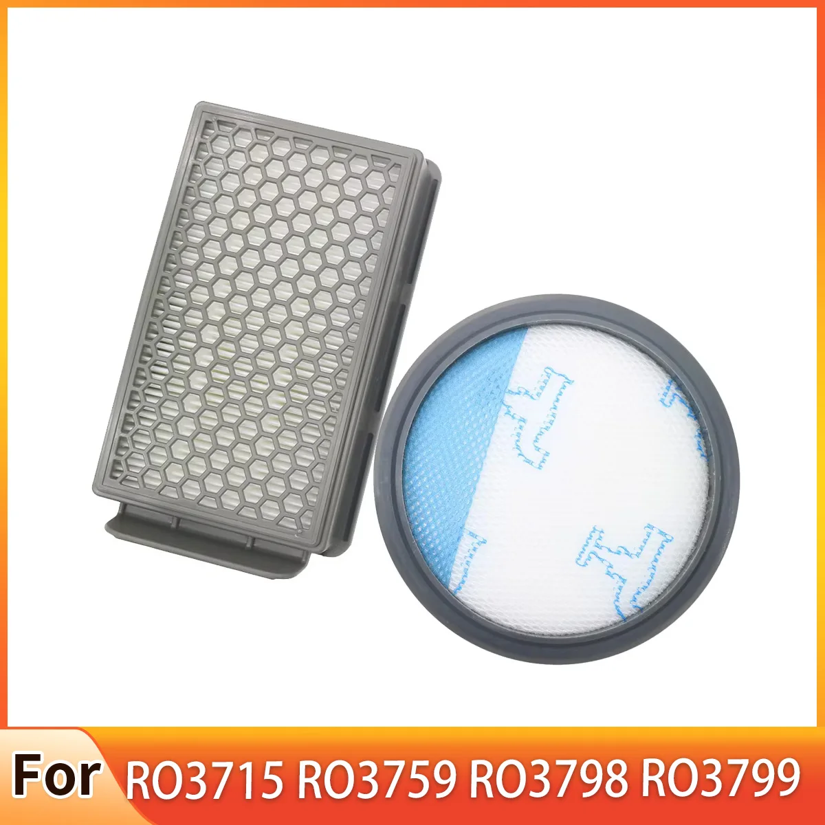 HEPA-фильтр для Rowenta RO3715 RO3759 RO3798 RO3799 RO3718, комплект деталей для пылесоса, компактные аксессуары для электропитания