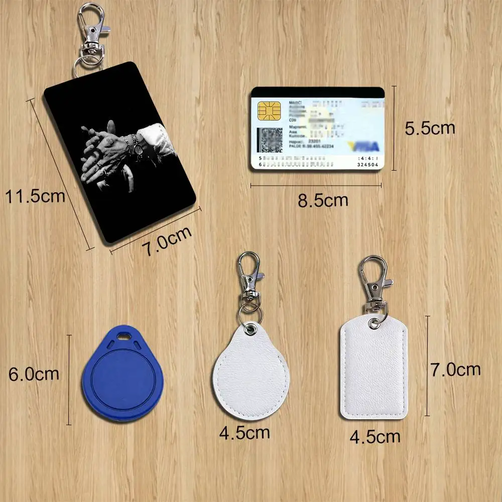 COOL D-De La Isla Camaron Holder For Bank Business Work Card Holder Student Card Case Bus Card Keychain