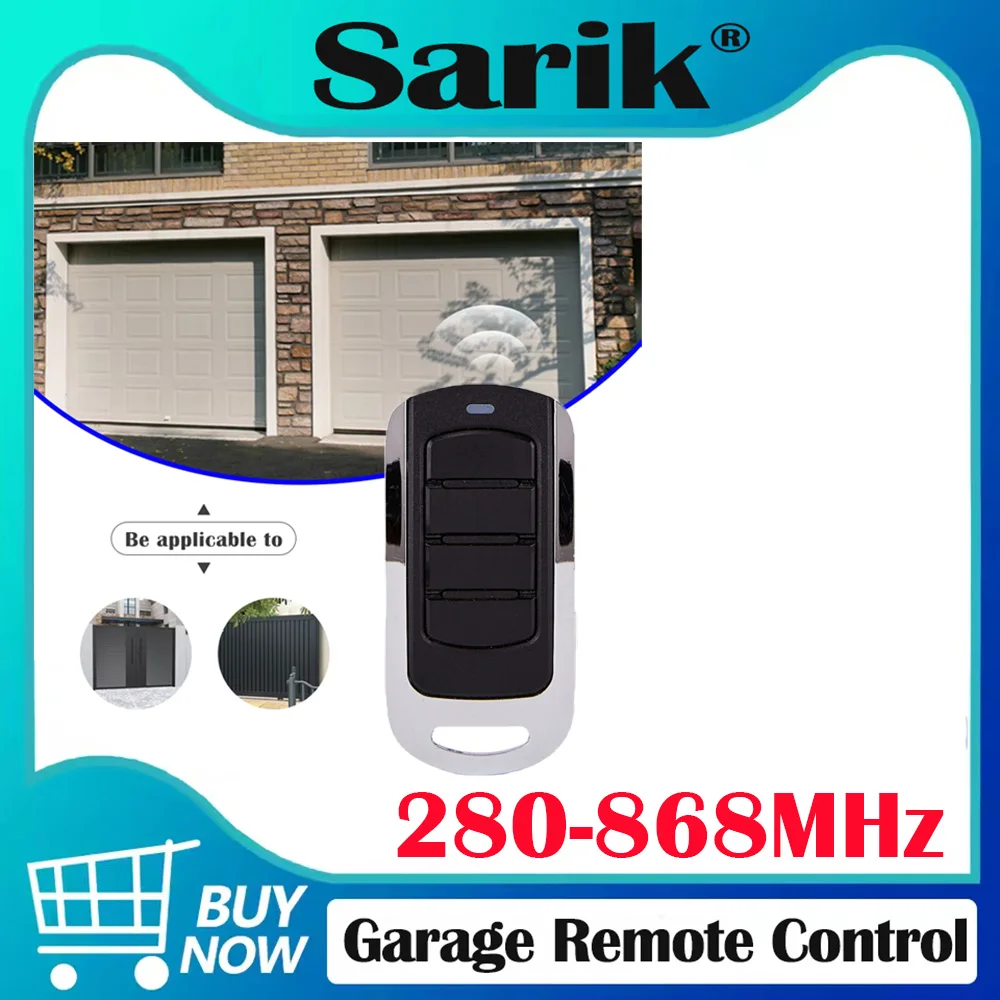 

Garage Door Remote Control 433MHz 868MHz 287-868.6MHz Replicator Garage Door Opener Rolling Code Transmitter
