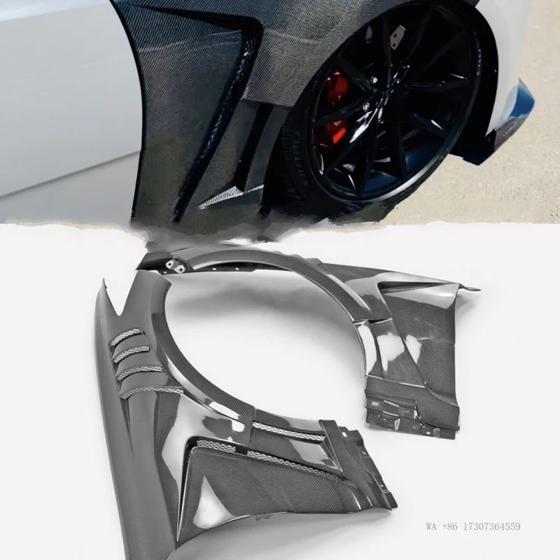 

Hot EPR Brand 100% Tested Fits for Kia Stinger EPA Type 2 Front Vented Carbon Fiber Fender with Upper Vent