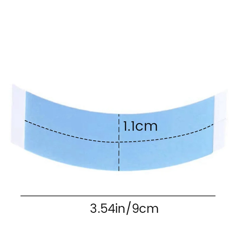 M17K-72Pc/ロット強力な固定かつらダブルテープかつら接着剤拡張ヘアストリップ防水かつらレースかつらスリッティングライン