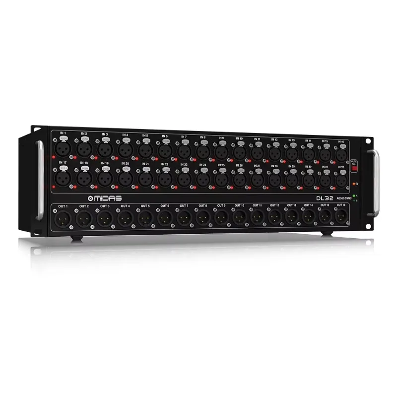 

Midas DL32 Digital Stage Box 32-Channel 16-Output for Midas M32 Series Digital Mixer Pa System Studio Equipment