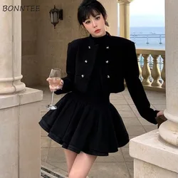 Long Sleeve Dresses Women Autumn Winter Ball Gown Knitting All-match Slim-fit Solid Turtleneck High Waist Elegant Casual Soft