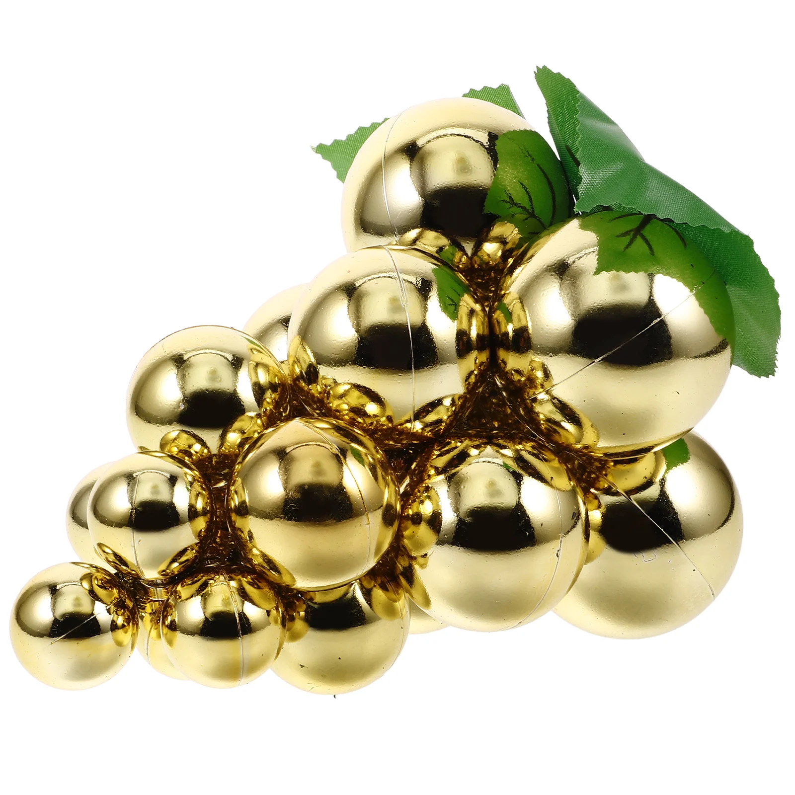 

1pcs Artificial Grapes Christmas Decor Mirror Surface Tree Hanging Ornaments Faux Fruit For Holiday Party Decoration