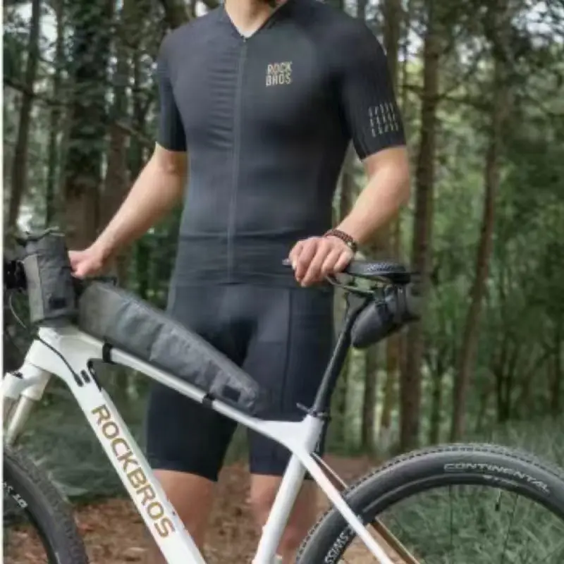 

ROCKBROS Bicycle TopTube Bag Tyvek Frame Bag Large Capacity Bike Front Frame Bag Bikepacking Travel 1/2/3/4/5/6pcs Set Available