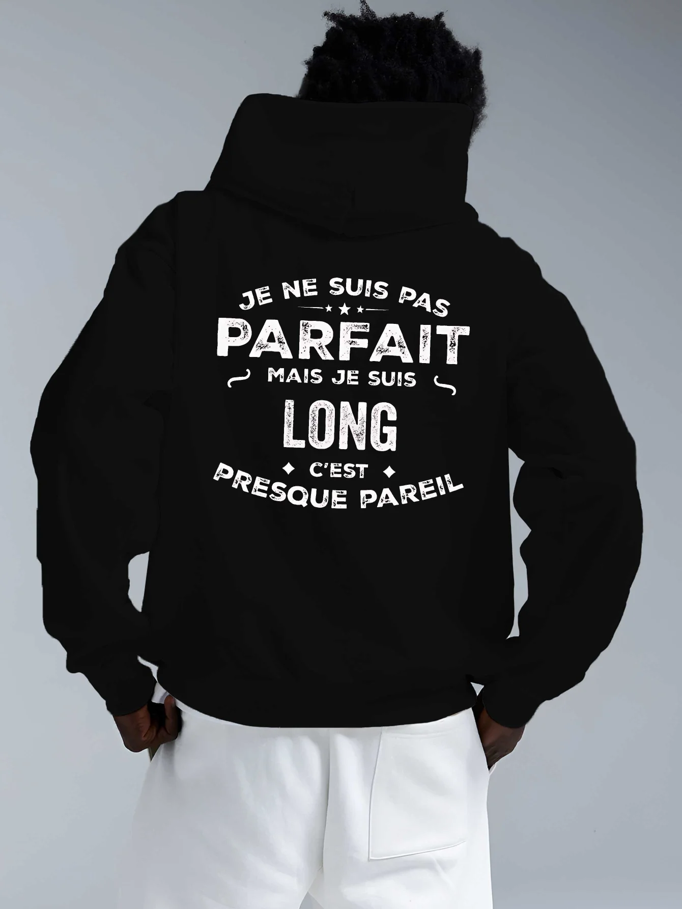 French Slogan Hoodi…