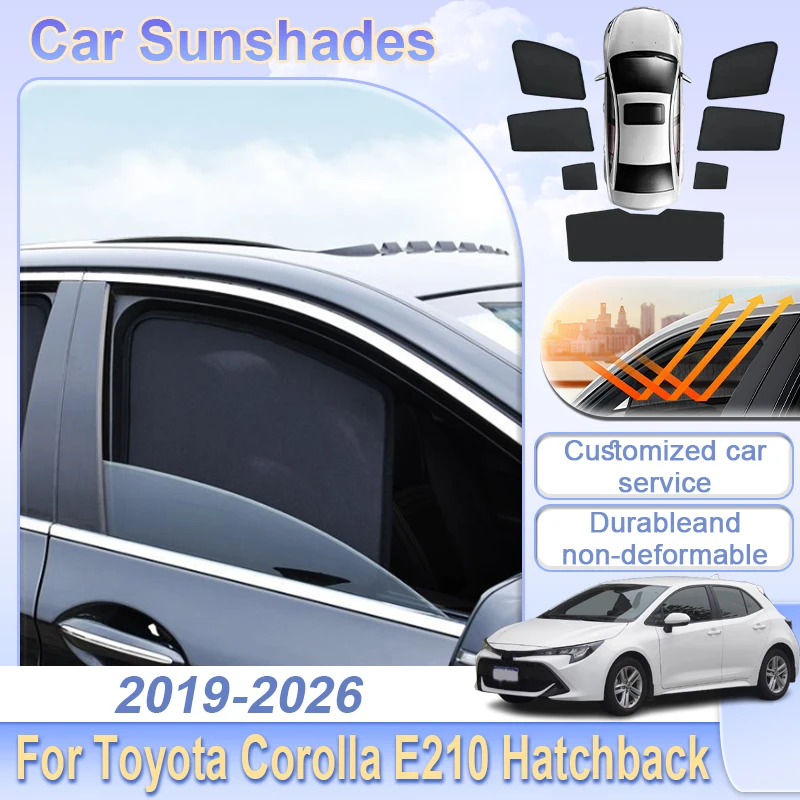 

Sun Shade For Toyota Corolla E210 Auris Hatchback 2019-2026 Visor Heat Insulation Mesh Sunshade UV Protection Auto Accessories