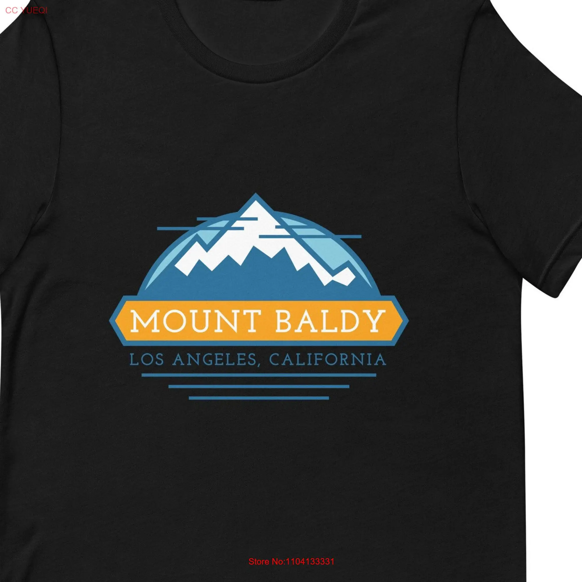 Mount Baldy Los Angeles California t shirt long or short sleeves