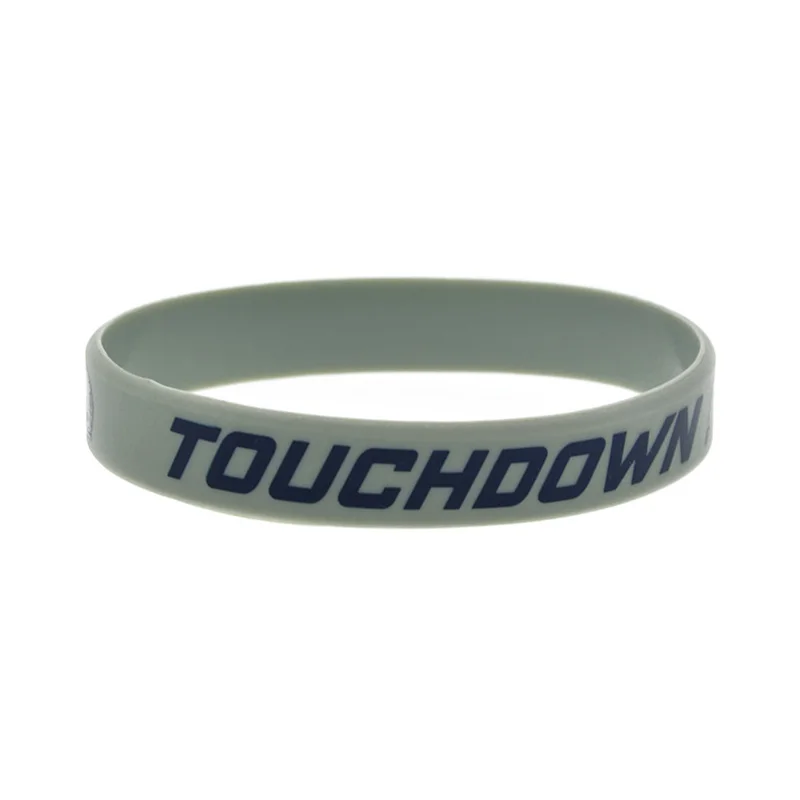 50 Stück bedruckte Rugby-Silikon-Armbänder, Sport-Team-Spieler-Support-Gummibänder für Männer und Frauen – Detail 4