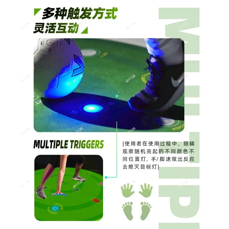 Smart Response Training Carpet, Multifunctional Football Agility Gear for Indoor Daily Workout