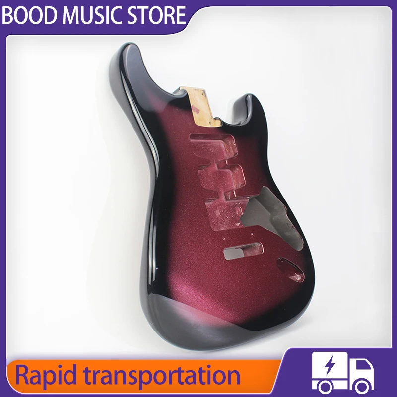 DIY ST Pink  Black Gradient Edge Alder Wood Electric Guitar High-end  America Luxry Collection Body Fend Standard Size