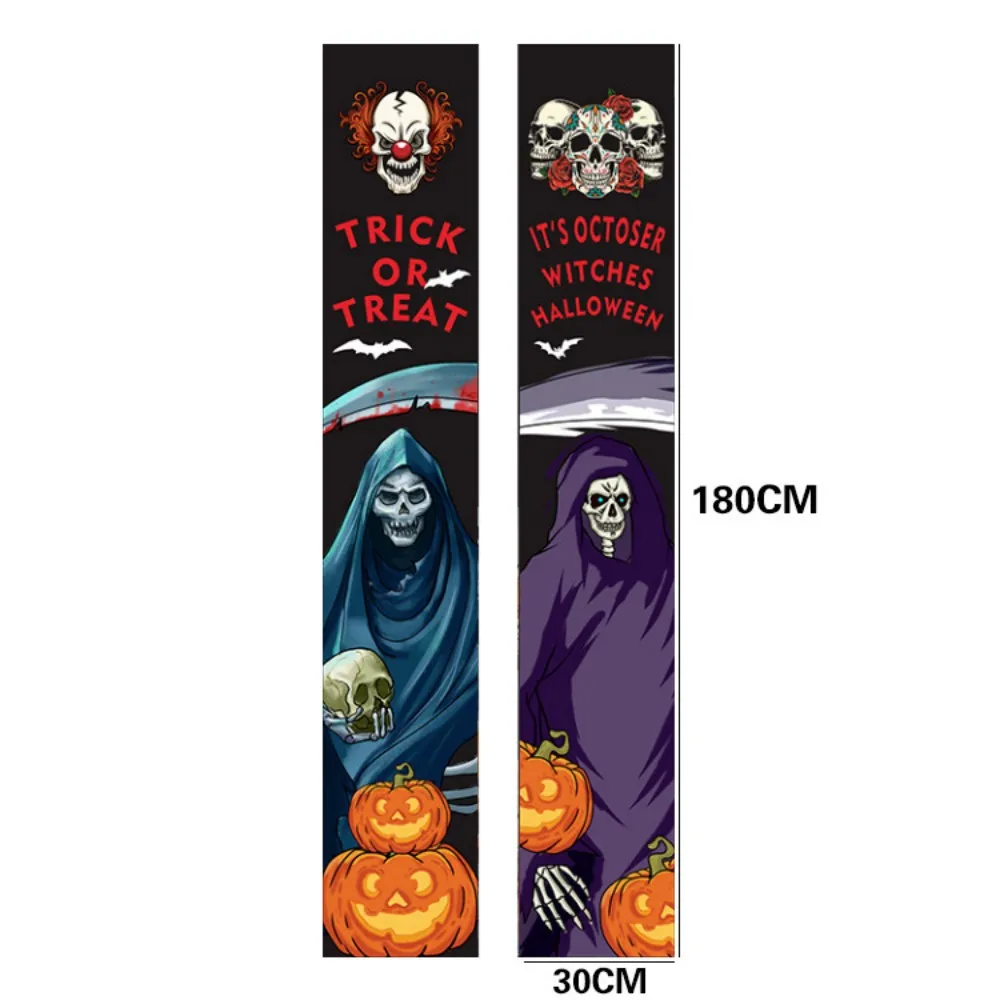 Halloween banner couplet curtain decorating party supplies