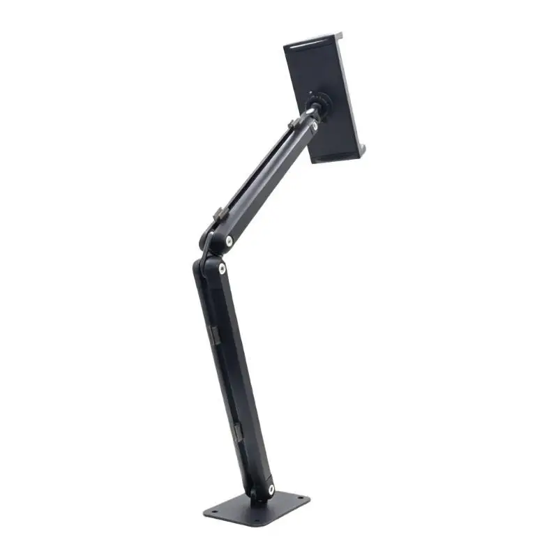 652F Adjustable Rotating Metal Phone Mount Wall Bracket For Smartphones Tablets Space Efficient Installation Solution