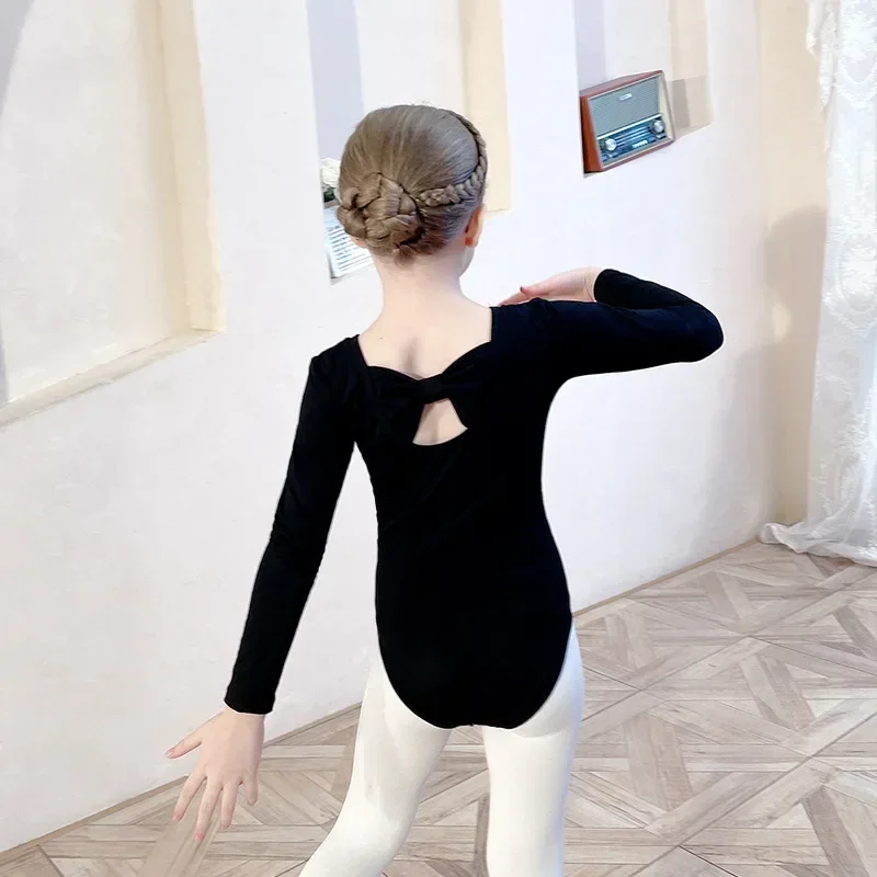 Ruffle Long Sleeve Jumpsuit Multi Layer Leotard for Girls Gymnastics Clothes Sparkle Shine Tutu Skirt Artistic Skating Mesh New