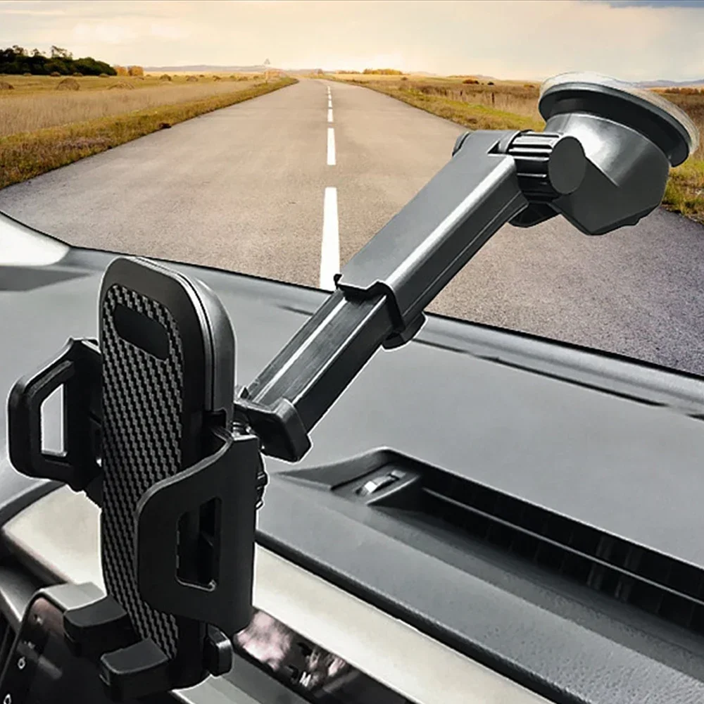 Phone Holder for Car Truck Drivers Universal Upgraded Handsfree Stand Dash Windshield Air Vent Mobile Phone Mount Stand image 4