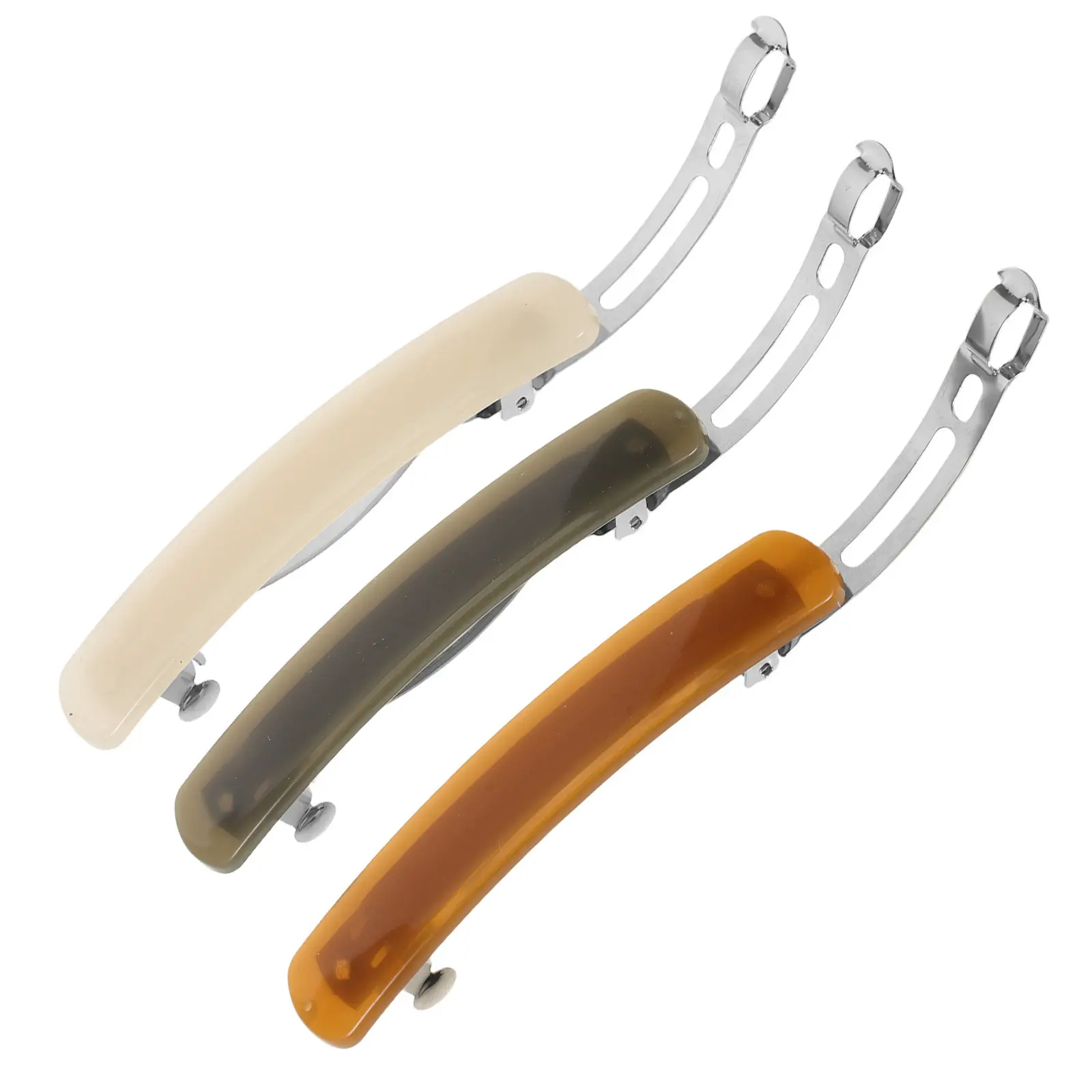 

Набор из 3 заколок для волос: французские изогнутые минималистичные зажимы-пружинки для хвоста, аксессуары для волос для женщин на вечеринку, свадьбу, торжественные мероприятия