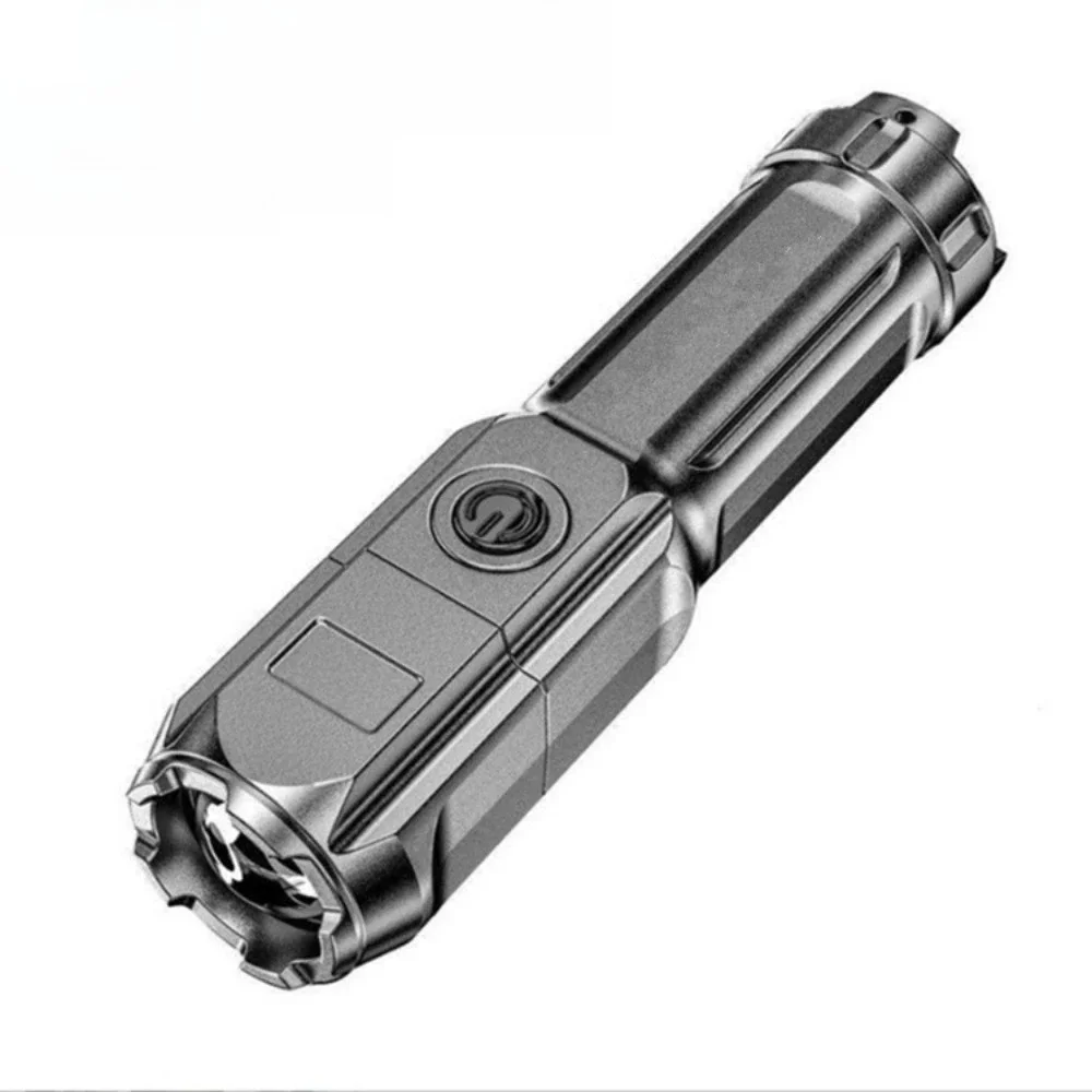 Mini Ultra Powerful LED Flashlight Purple Light High Power Rechargeable Torch Strong Illumination Portable Charging Flashlight