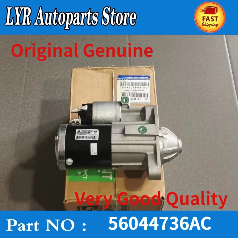 Original Genuine Replacement Starter Motor For 05-19 Dodge Durango Jeep Grand Ram 56044736AB R6044736AB 56044736AC R6044736AC