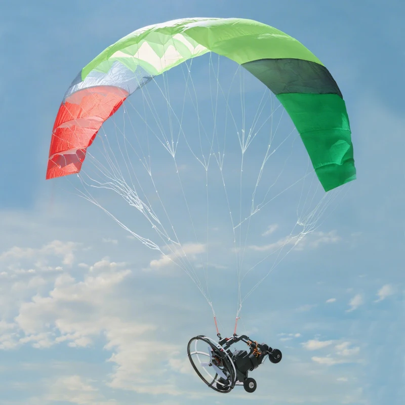 

1 комплект, колесный парапланер с дистанционным управлением, размах крыльев, 1,5 м, 30D, нейлоновая парапланерная ткань, бесщеточный двигатель, 30 А, ESC, электрический колесный парамотор