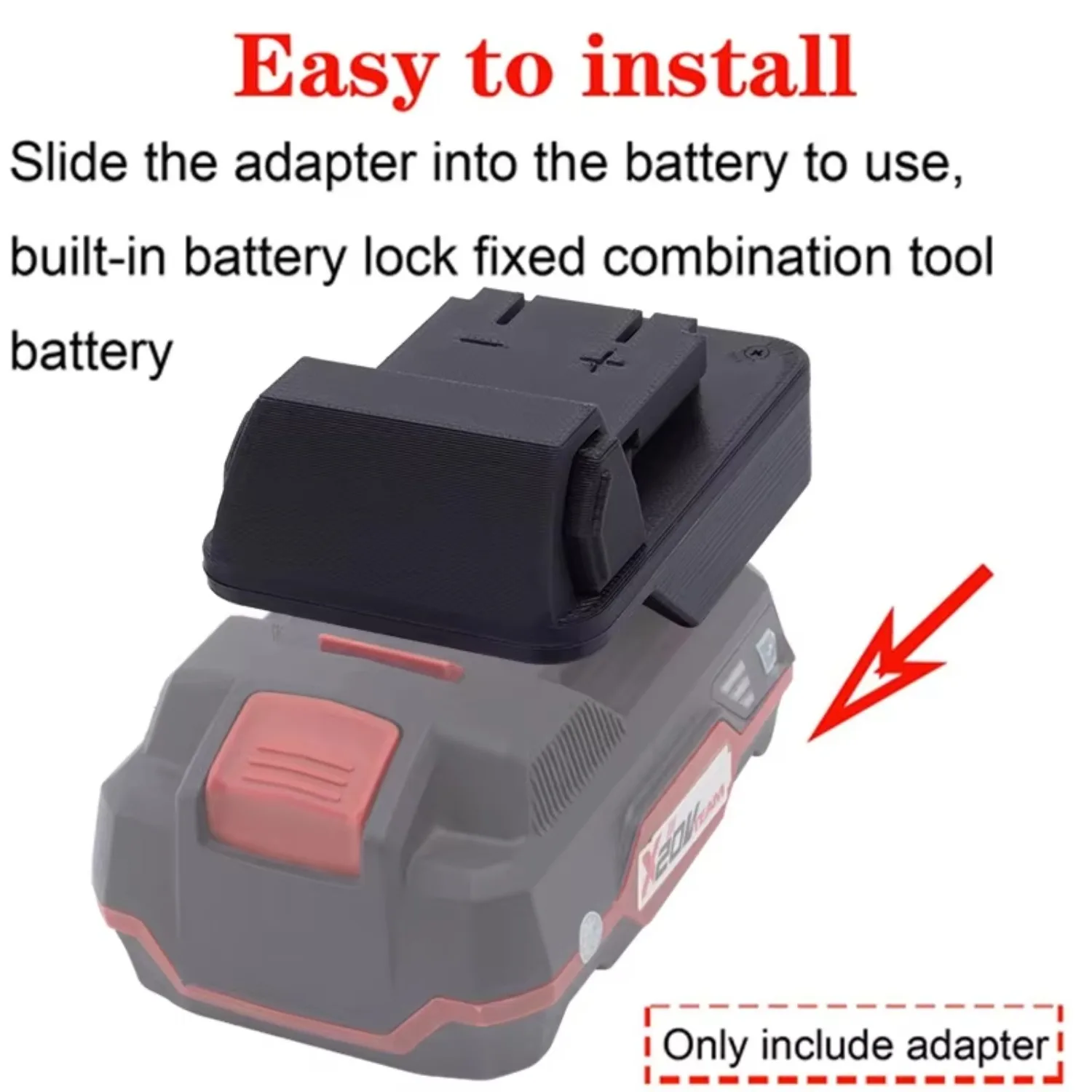 For Lidl Parkside X20V LI-Ion Tools Convert To DECO 20V Li-Ion Battery Adapter Portable Cordless Power Tool Accessories