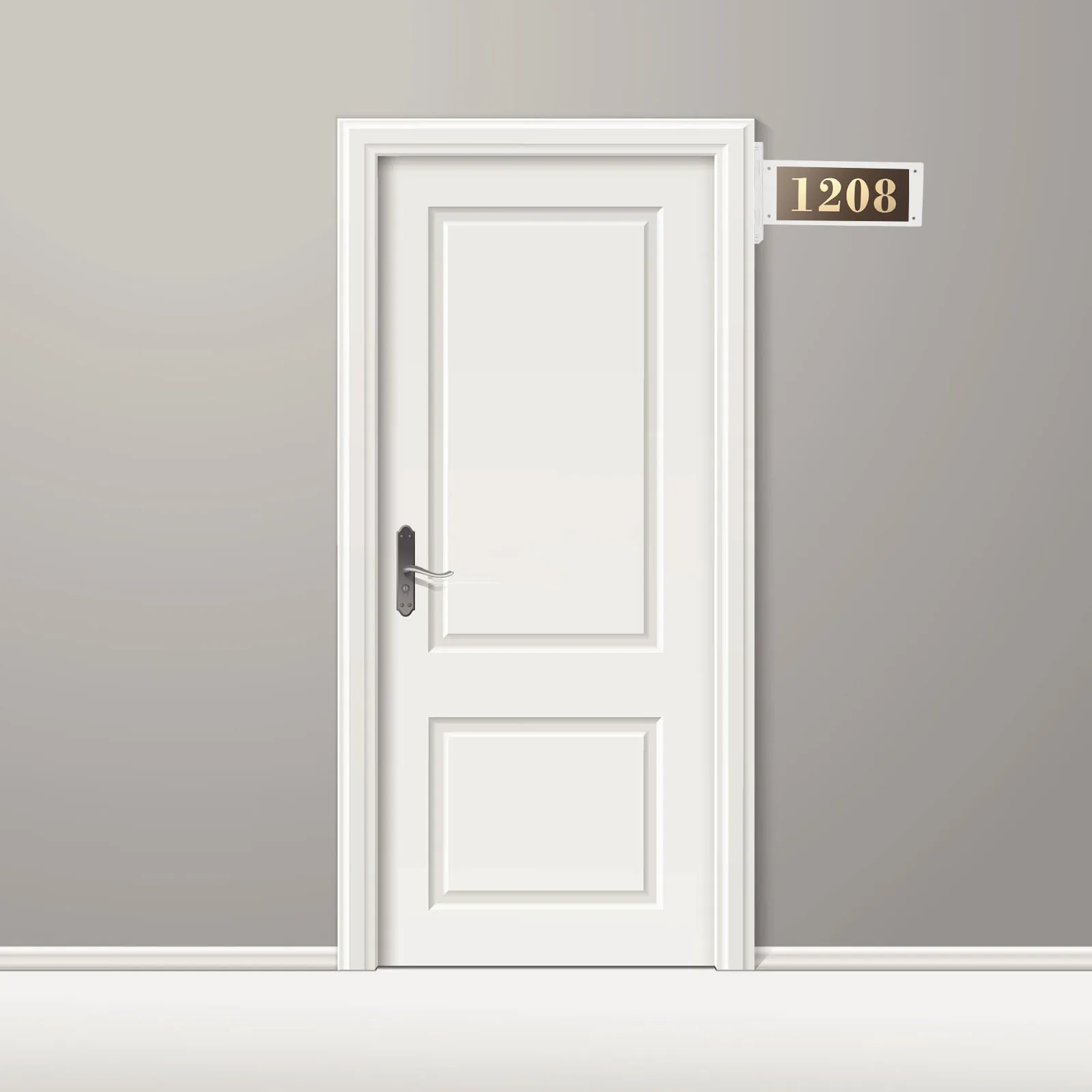 

Office Door Number Business Sign for Decorate Transparent Apartment Accessories