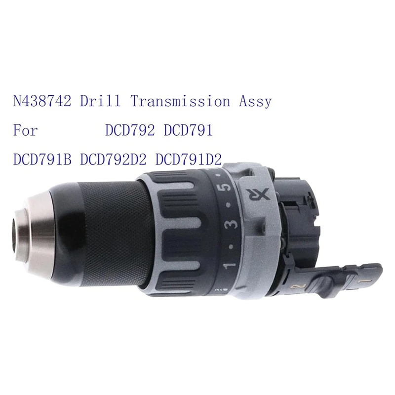 HOT! N438742 Drill Transmission Assy For Dewalt-DCD792 DCD791 DCD791B DCD792D2 DCD791D2