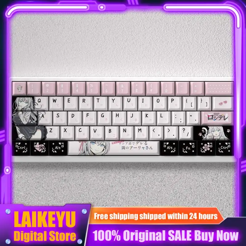 

Ellie classmate Theme Anime Keycap Mechanical Keyboard Customized Cute Keycap Gaming Keyboards Accessories Cartoon Gift Collect