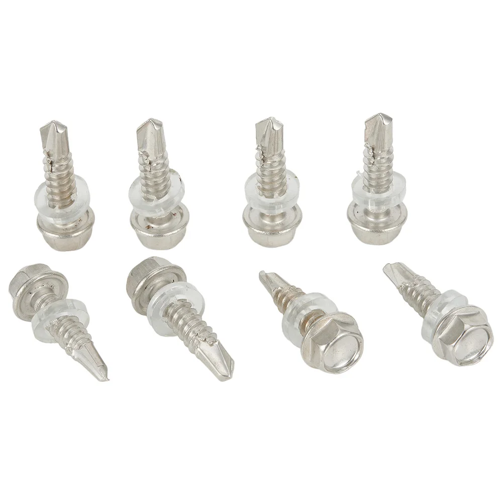 For Solar Panel Rails 4/6/8Pcs Black+Silver End Clamp Outdoor Hiking Automotive Camping High-Quality Materials