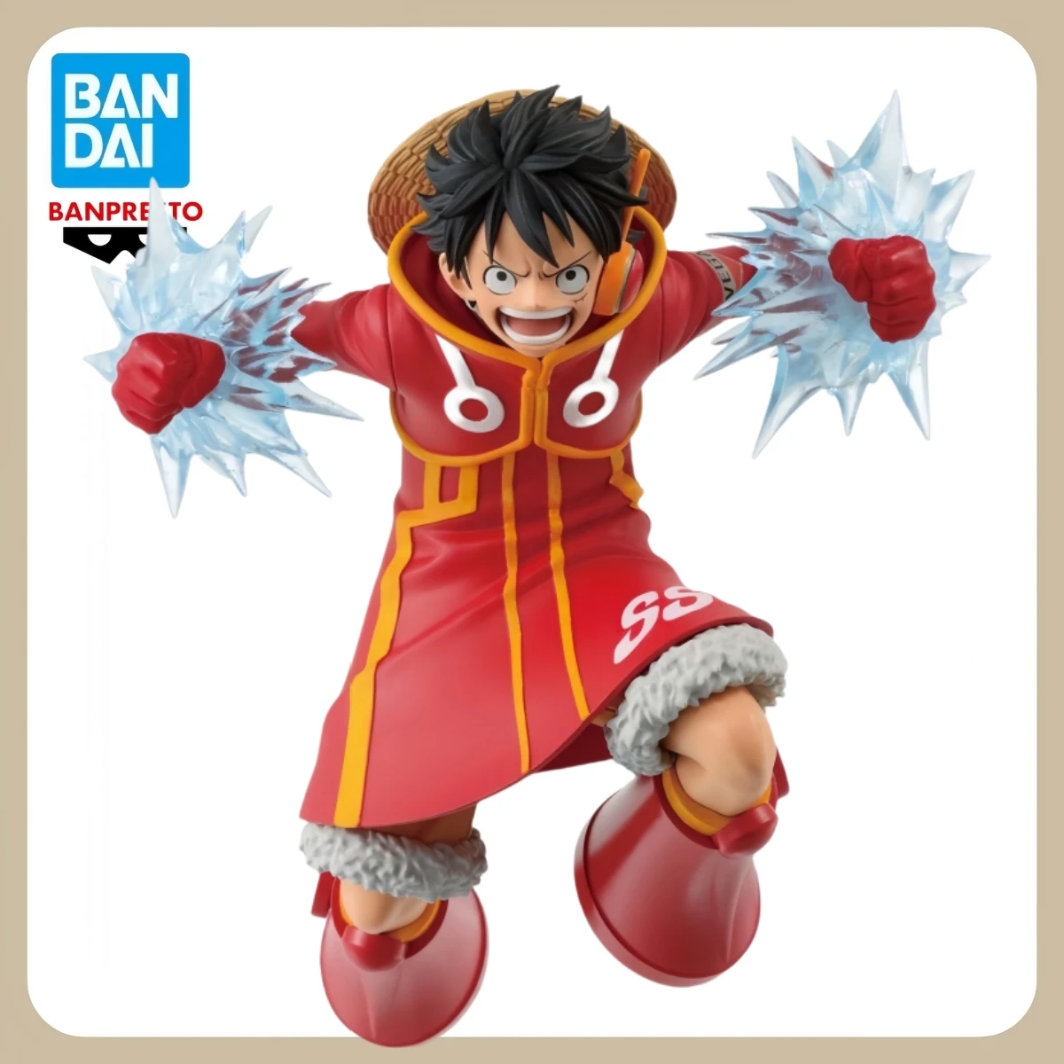 

100% официальная подлинная коллекция боевых пластинок Bandai Banpresto ONE PIECE MONKEY.D.LUFFY, фигурки героев, модель статуи аниме из ПВХ