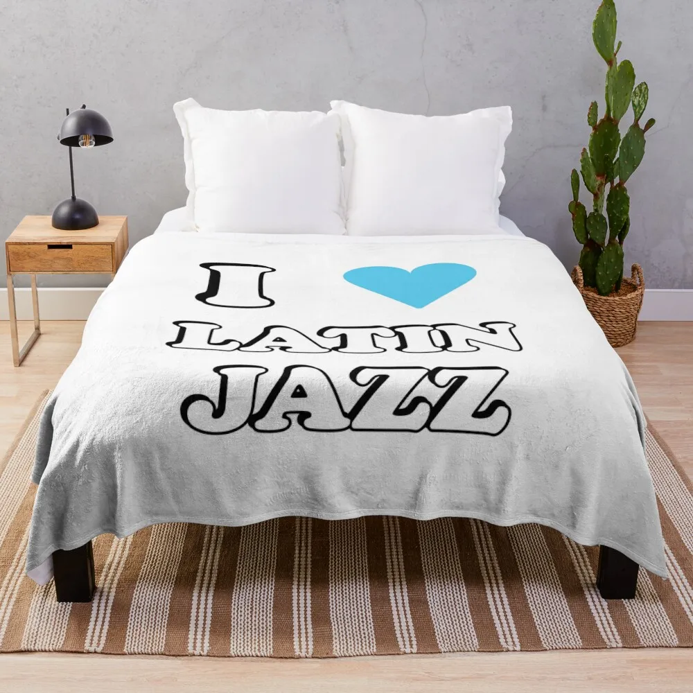 I Love Latin Jazz Throw Blanket cosplay anime Weighted Blankets