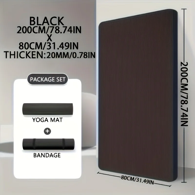 15/20mm Dikke NBR Yoga Mat Vochtbestendig Outdoor Antislip Duurzaam Camping Picknick Mat Oefening Gym Fitness Workout