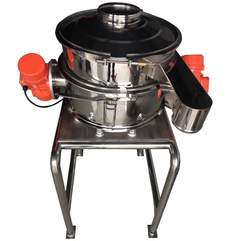 Ultrasonic Motor Screening Machine Stainless Steel Circular Vibrating Sieve Food Processing Wheat Flour