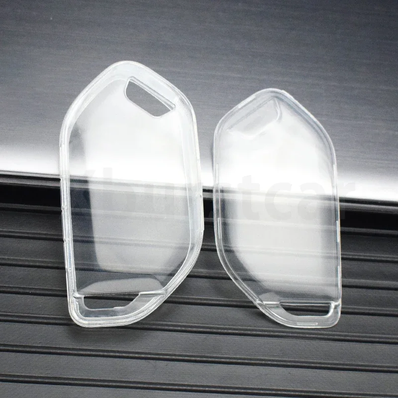 Auto Shell Fob For 2024 Kia Picanto EV9 Sorento MQ4 Carnival KA4 Morning K5 Carens RIO Seltos Transparent TPU Car Key Case Cover