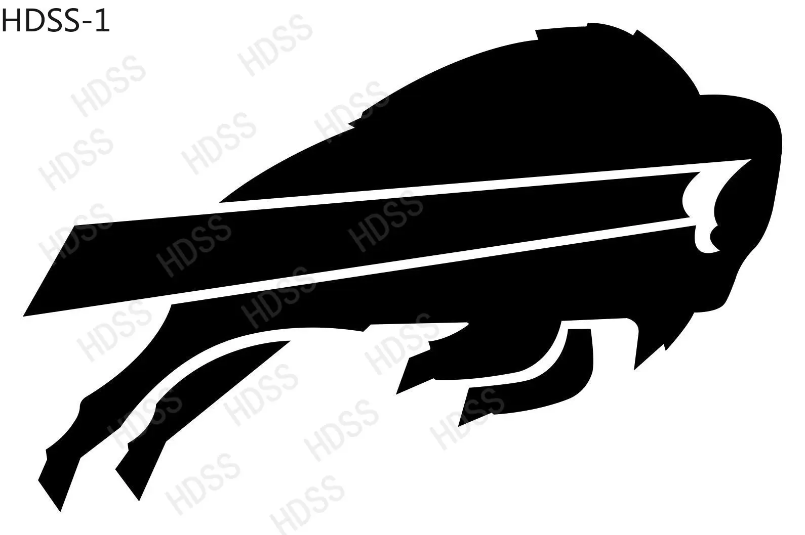 Buffalo Bill Car stickers DIY cut vinyl window animal decals/stickers for cars/trucks laptops Hot sales