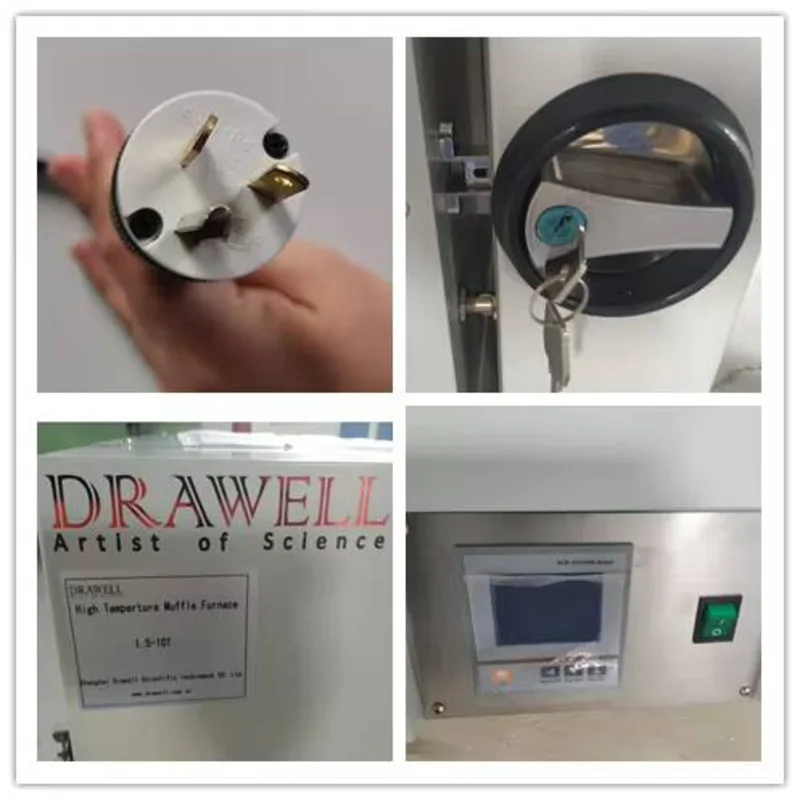 Laboratory Digital 1000C 1800C High Temperature Muffle Furnace