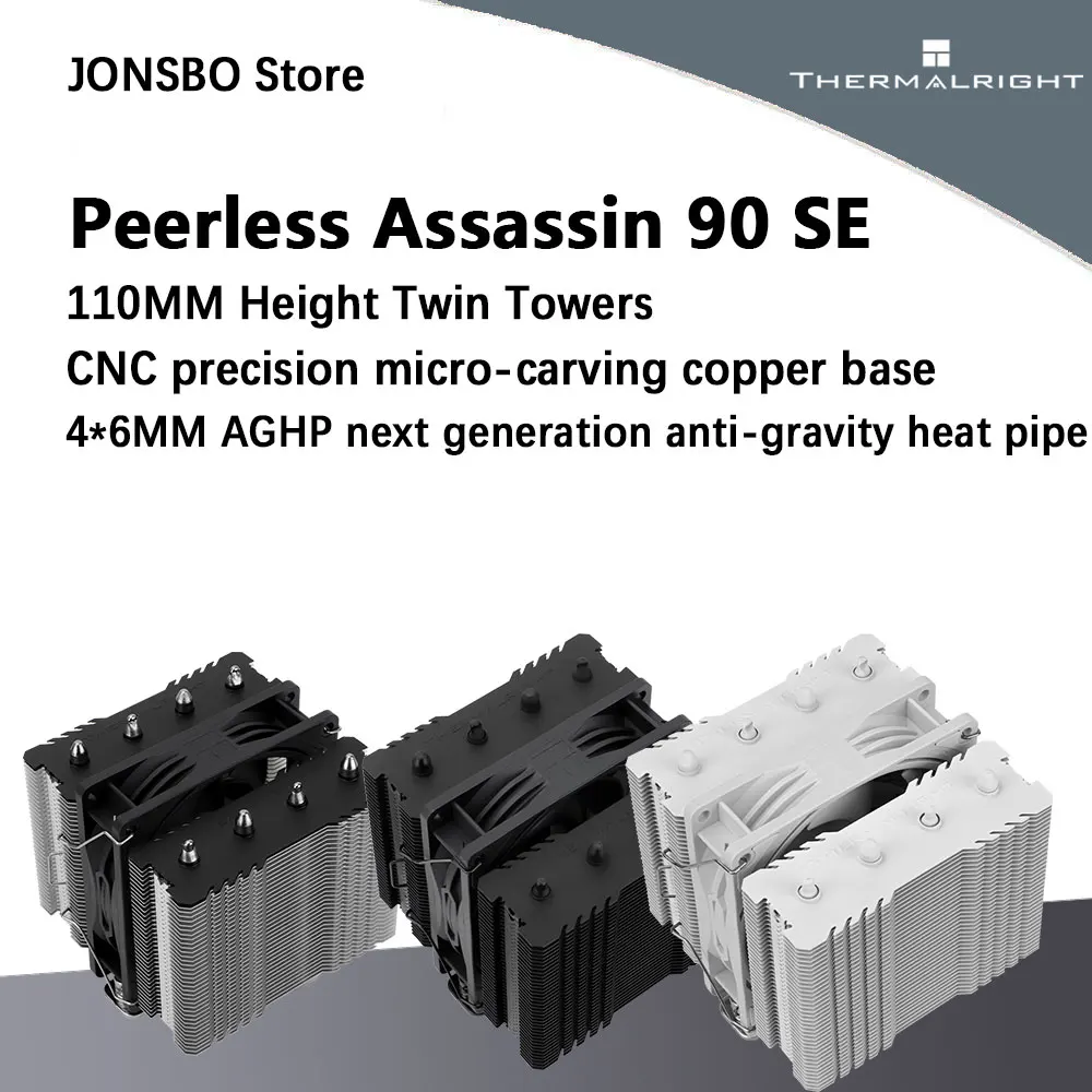 Thermalright Peerless Assassin 90 SE Dual-Tower CPU Cooler High Performance Air Cooler for AM4 AM5 Intel LGA1851/1700 PA 90 SE