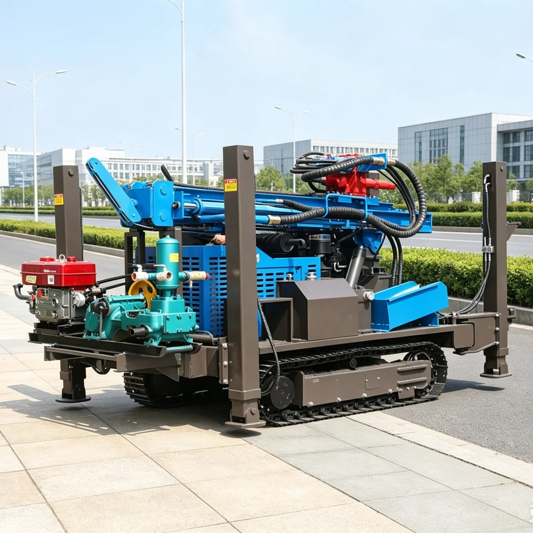 Customized Water‑Air Dual‑purpose Pneumatic Borehole Drilling Rig Pneumatic Drilling Machine For Field Exploration Well Drilling