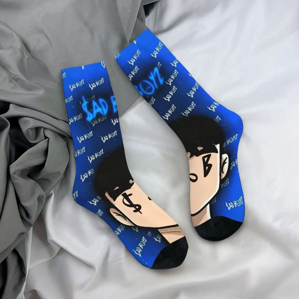 SAD BOYZ JUNIOR H 2024 Tour Design Theme Socks Outfits for Women Men Breathable Crew Socks