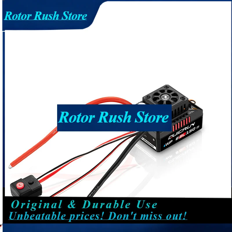 RoRuSHOBBYWING QuicRun WP 8BL150 G2 ESC & 4268SL/4274SL Motor 3-6S Waterproof For 1/8 RC Truck